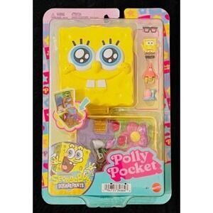 Polly Pocket Spongebob Squarepants Pineapple House Compact Playset Mattel